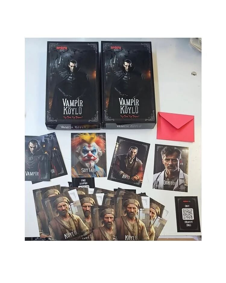 VAMPİR KÖYLÜ OYUN KARTLARI