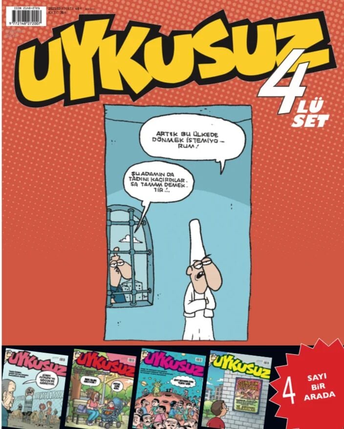 Uykusuz 4lü Set (765-766-767-768) 2022 Yılında Yayınlanan Haftalık Sayılar