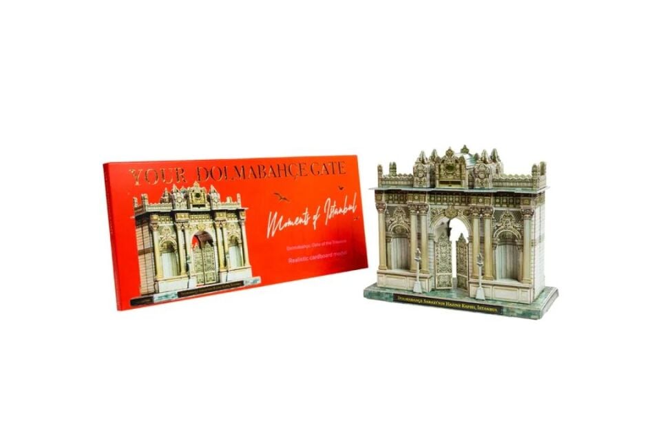 umbum Dolmabahçe Hazine Kapısı 3d Karton Puzzle Yapboz