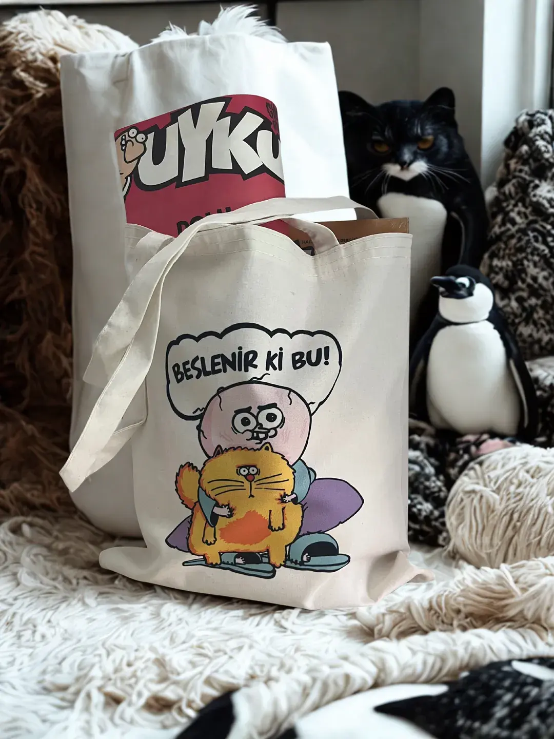 Beslenir ki Bu (Çift Baskılı - Bez Çanta)