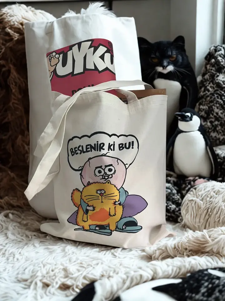 Beslenir ki Bu (Çift Baskılı - Bez Çanta)