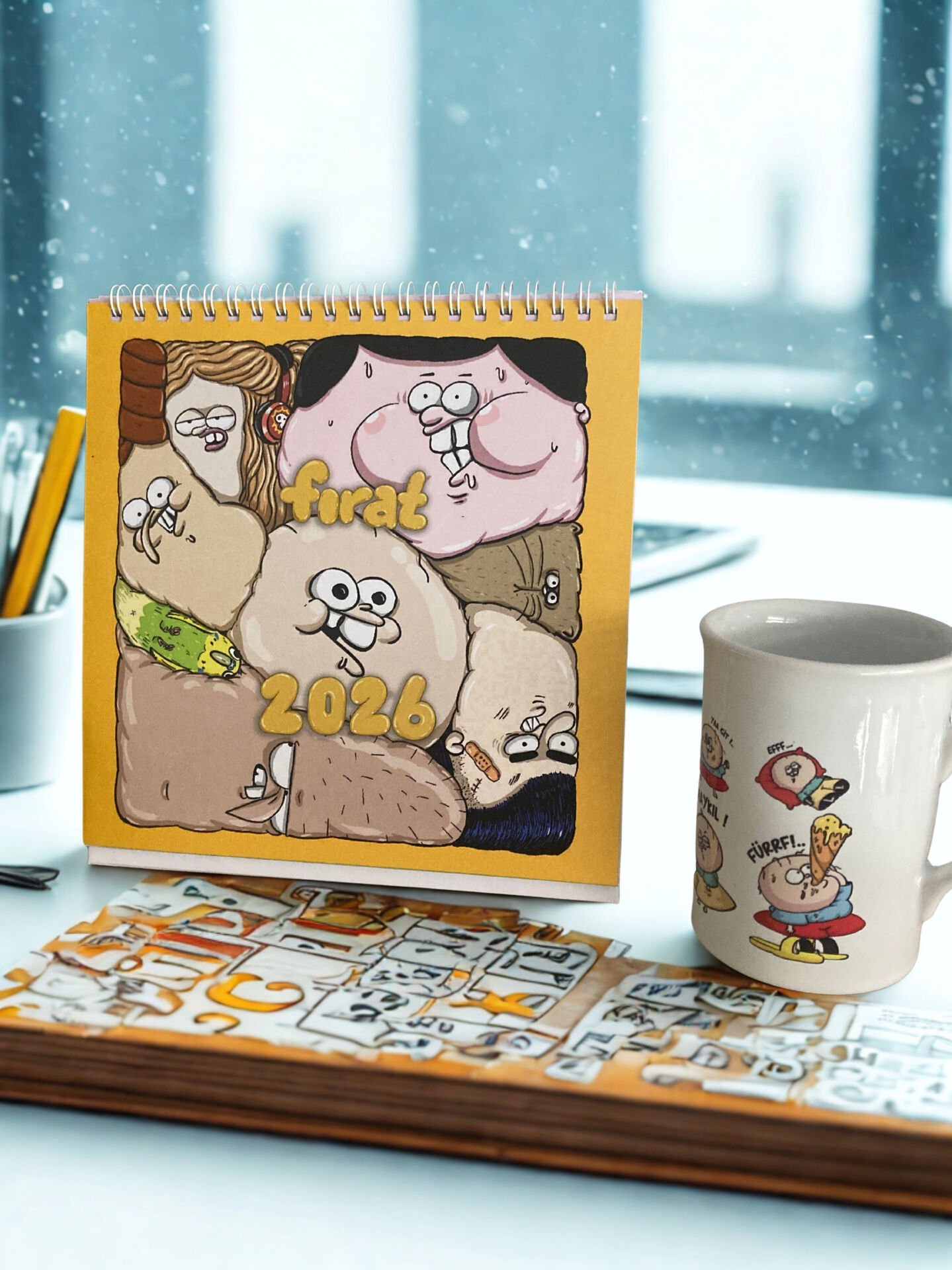 Aylık Fırat Masa Takvimi(Sınırlı Sayıda İmzalı]