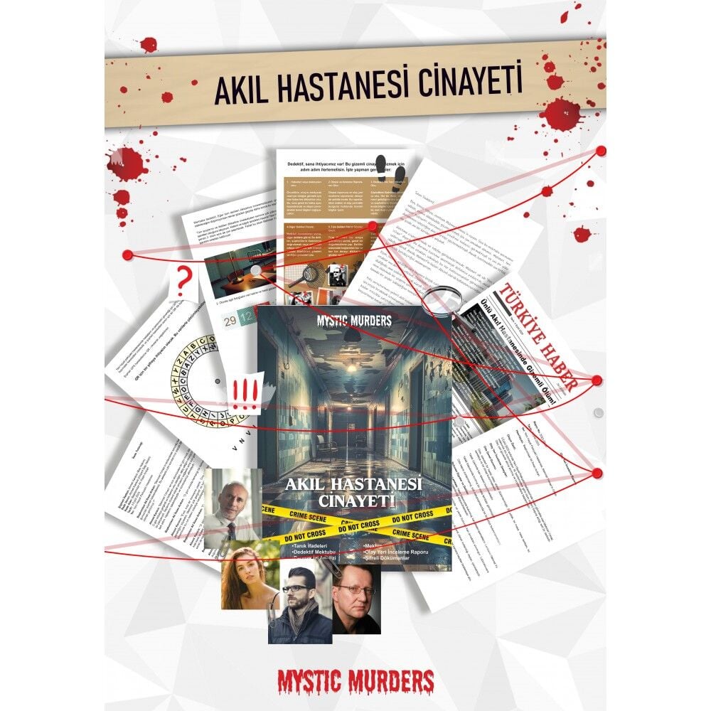 Mystic Murders Akıl Hastanesi Cinayeti Dedektif Dava Çözme Oyunu
