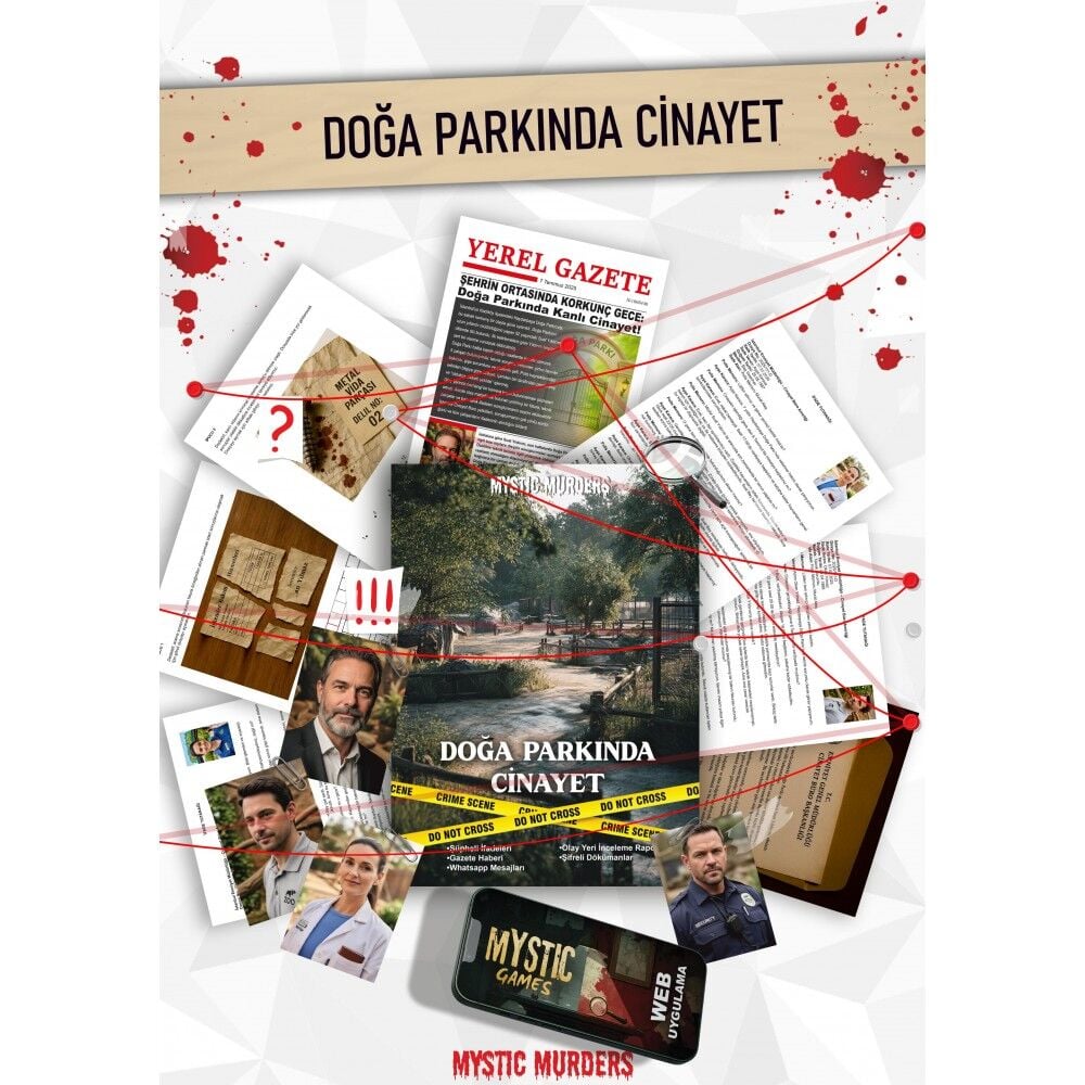 Dedektiflik Cinayet Çözme Oyunu - Doğa Parkında Cinayet