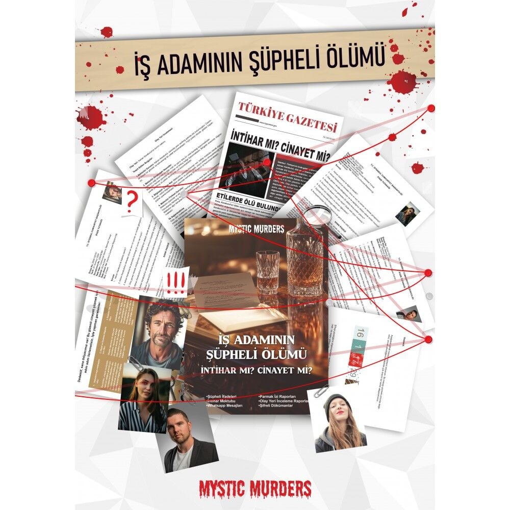 Dedektiflik Cinayet Çözme Oyunu - İş Adamının Şüpheli Ölümü