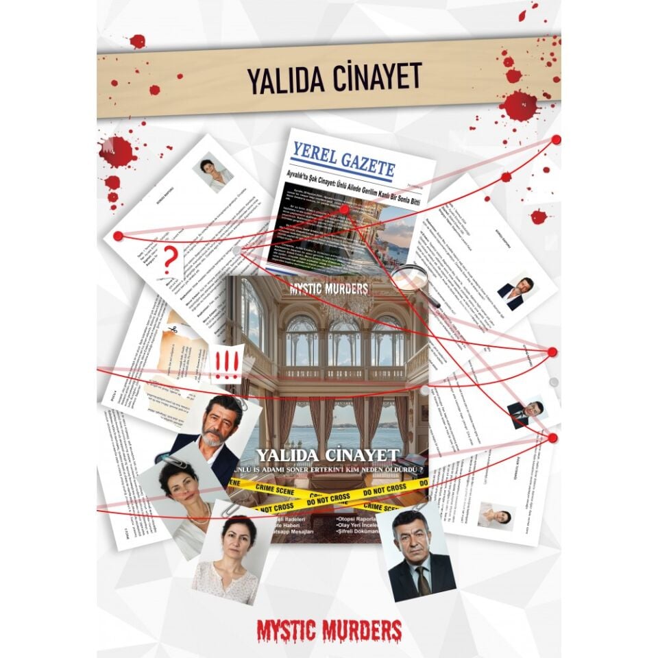 Dedektiflik Cinayet Çözme Oyunu - Yalıda Cinayet