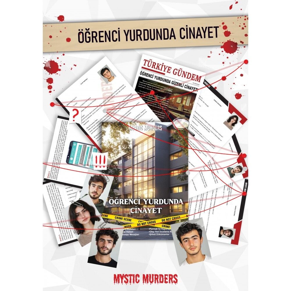 Dedektiflik Cinayet Çözme Oyunu - Öğrenci Yurdunda Cinayet