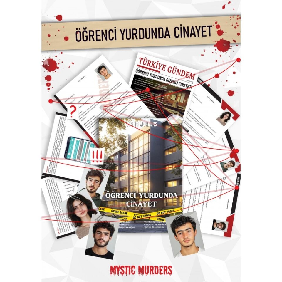Dedektiflik Cinayet Çözme Oyunu - Öğrenci Yurdunda Cinayet