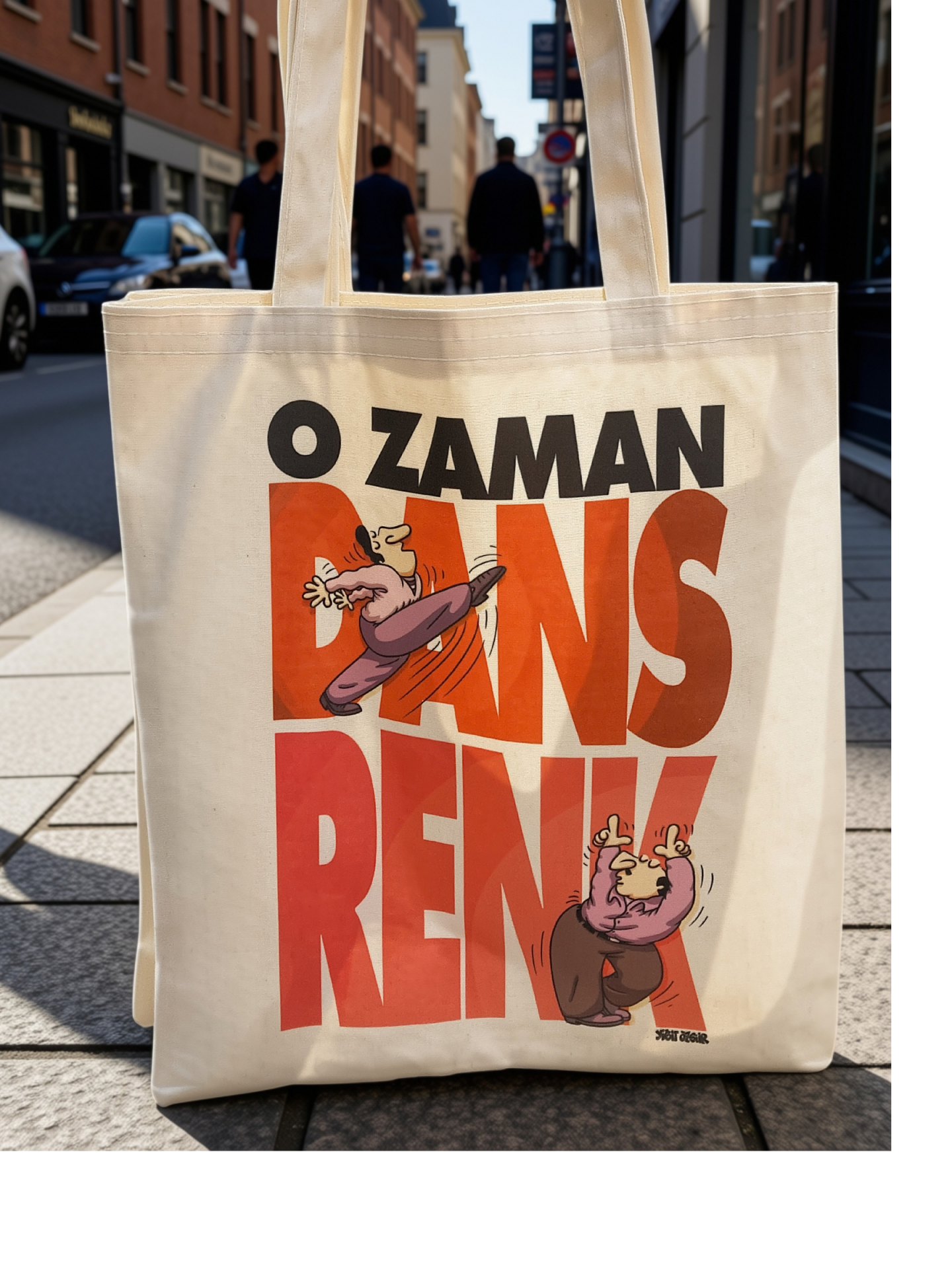 O ZAMAN RENK DANS (ÇİFT BASKILI ÇANTA)